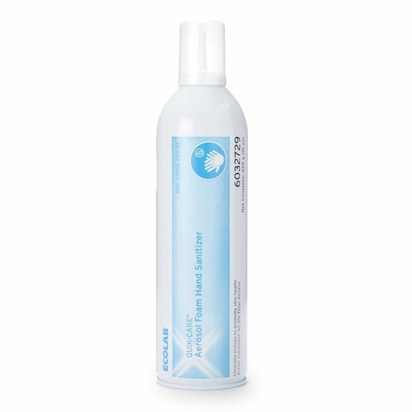 Quik-Care Hand Sanitizer 15 oz. Ethyl Alcohol Foaming Aerosol Can, 12PK 6032729 - main